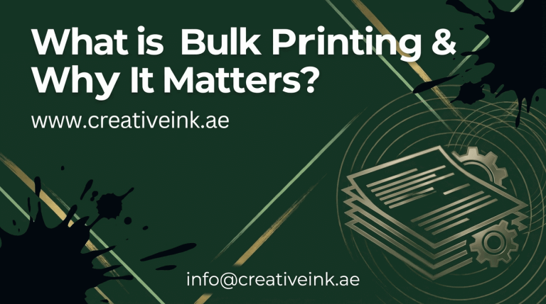 Bulk Printing In UAE