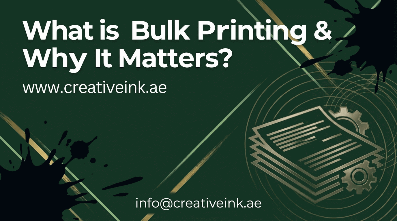 Bulk Printing In UAE