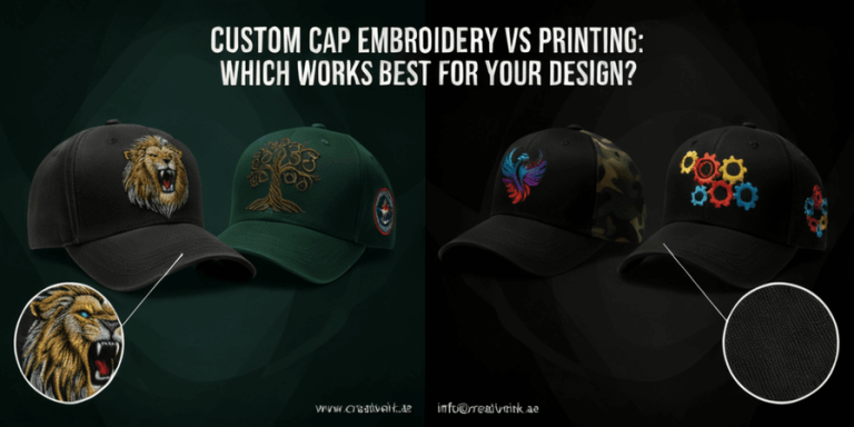 Custom Cap Embroidery vs Printing