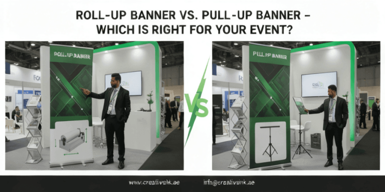 Roll-Up Banner vs. Pull-Up Banner – Which is Right for Your Event?